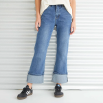 Jeans Básico Tiro Medio Mujer Americanino 38